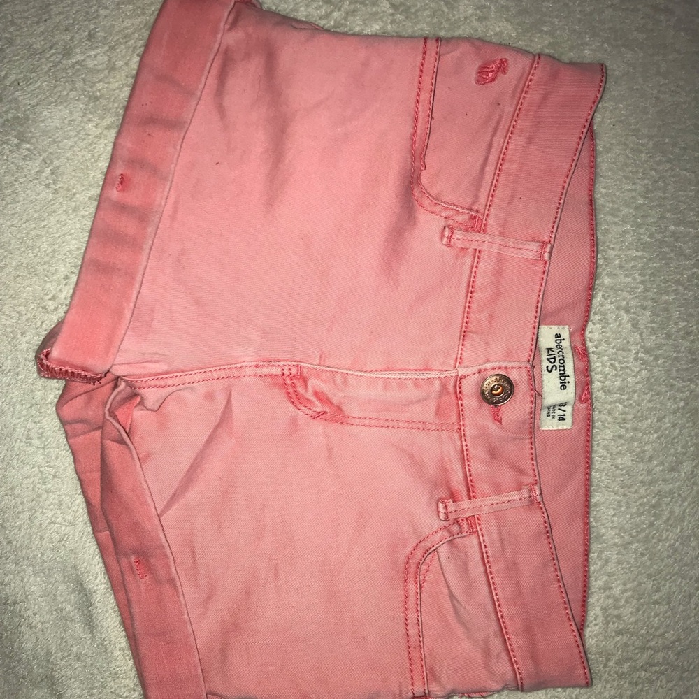 Light Pink Jean Shorts